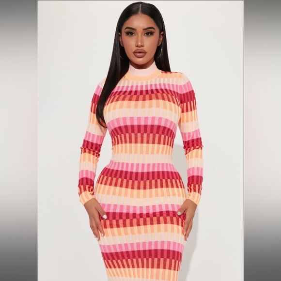 Bright Like Me Sweater Midi Dress - Picture 3 of 3